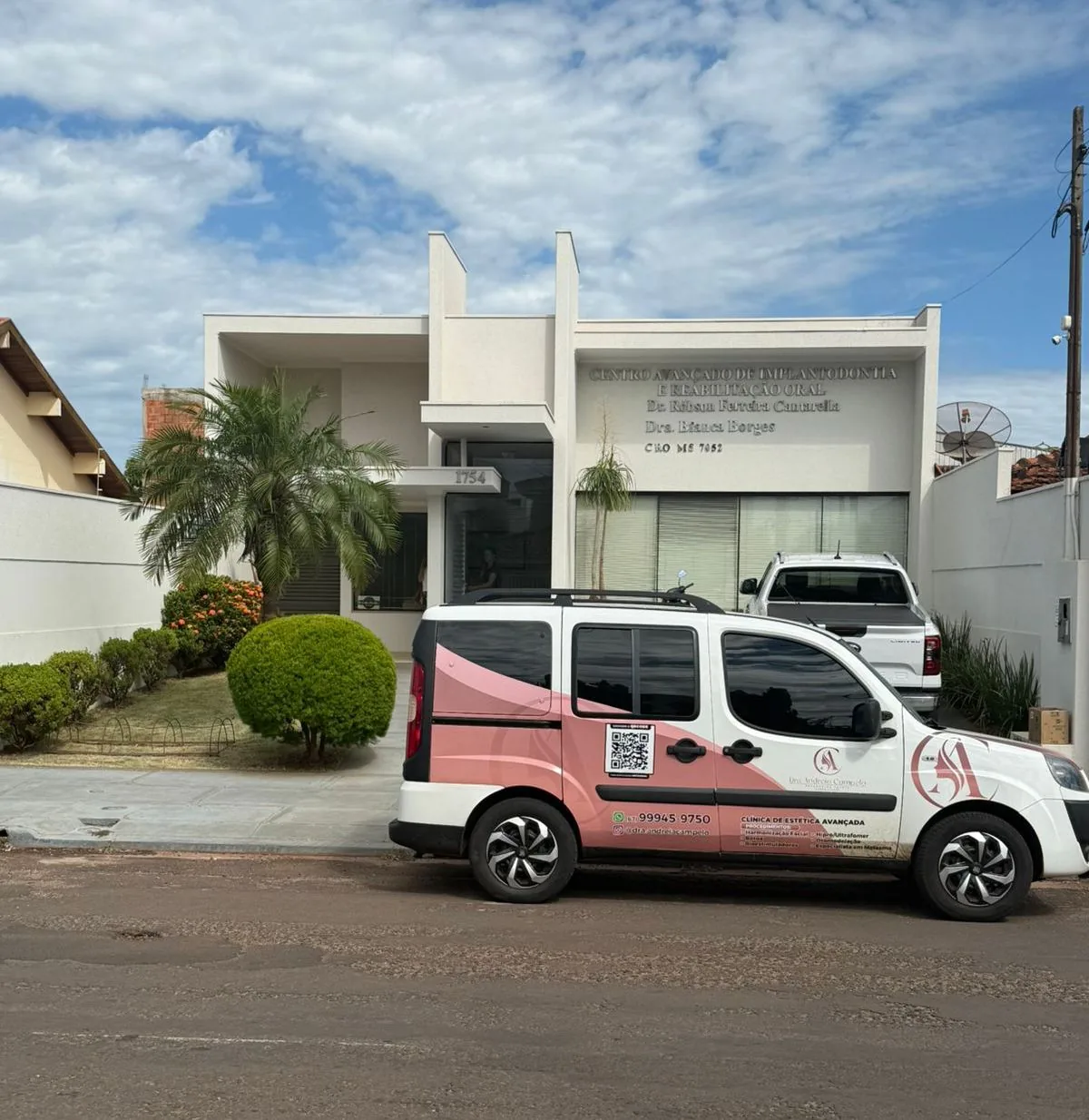 Fachada da unidade Nova Andradina